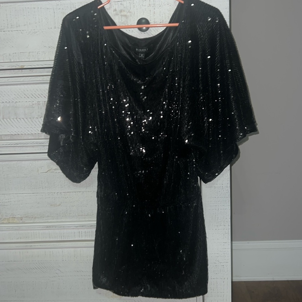 BLQ MKT sparkly mini dress or tunic